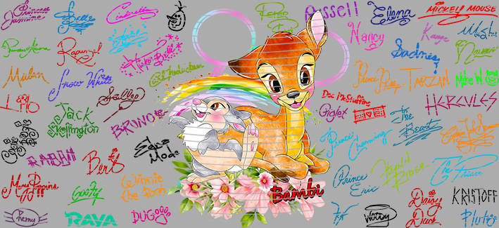 16oz Disney style-D-1295